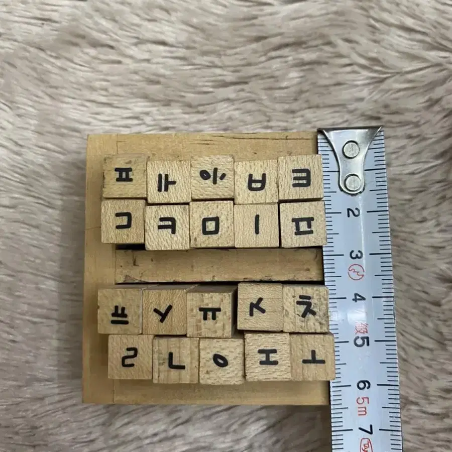 한글&영문원목스탬프2set