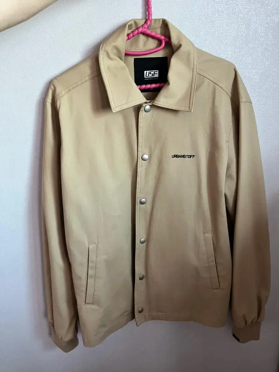 Urban Stuffed Beige Coach Jacket