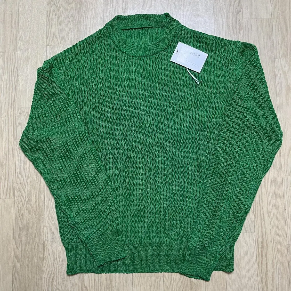 [3]Brownyard 21ss Netsweater Green