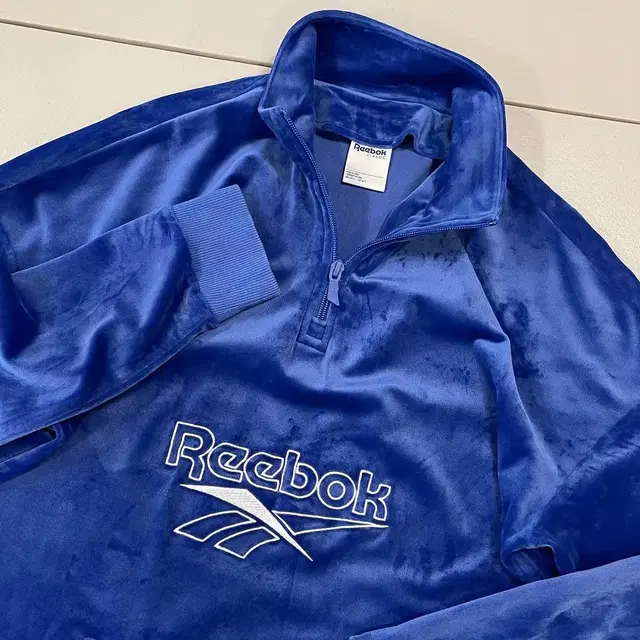 M-L) vintage reebok 리복 벨로아 반집업