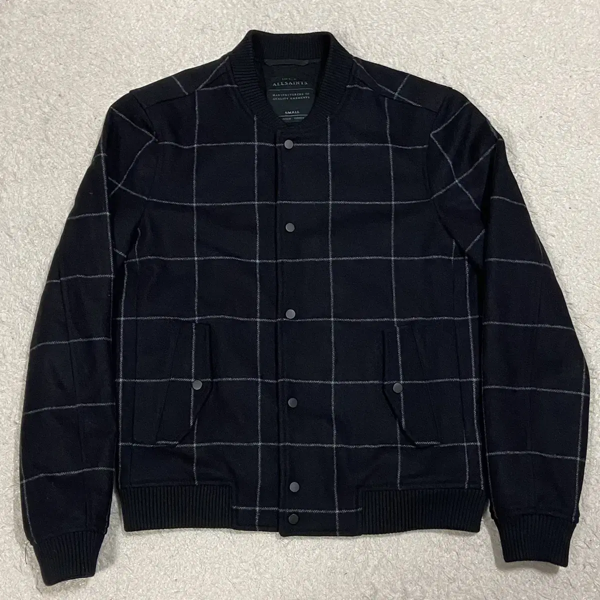 All Saints Check Jacket S