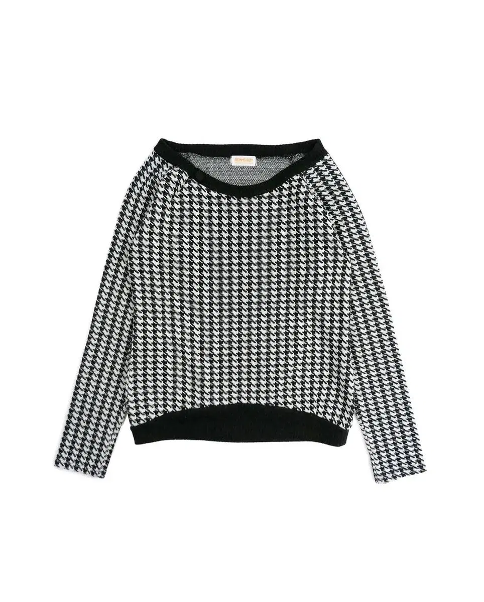 beamsboy houndtooth knit