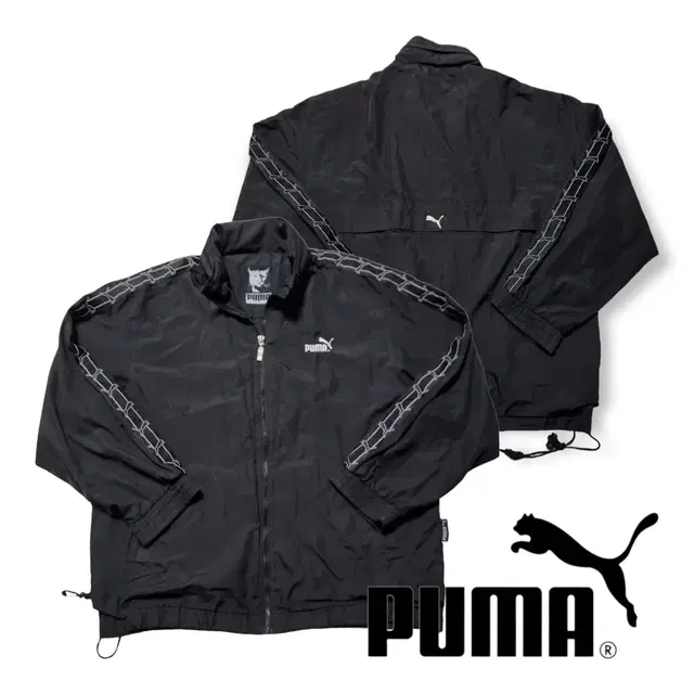 푸마사이드라인바람막이 puma 푸마바람막이 푸마아노락