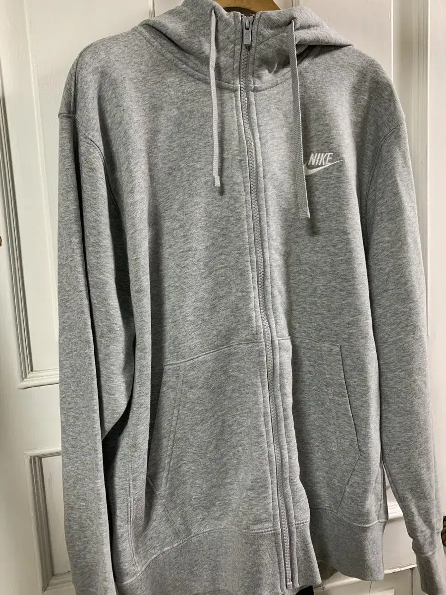 Nike Hoodie Zip-Up (Gray/L)