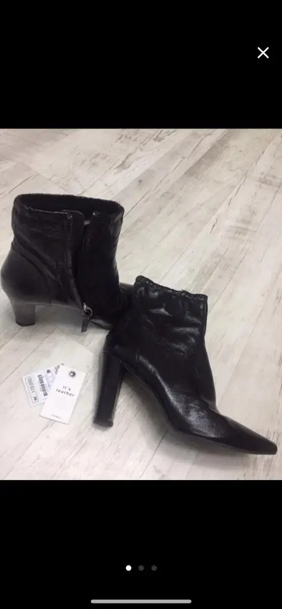 zara real leather 자라100%소가죽 앵클부츠 초특가