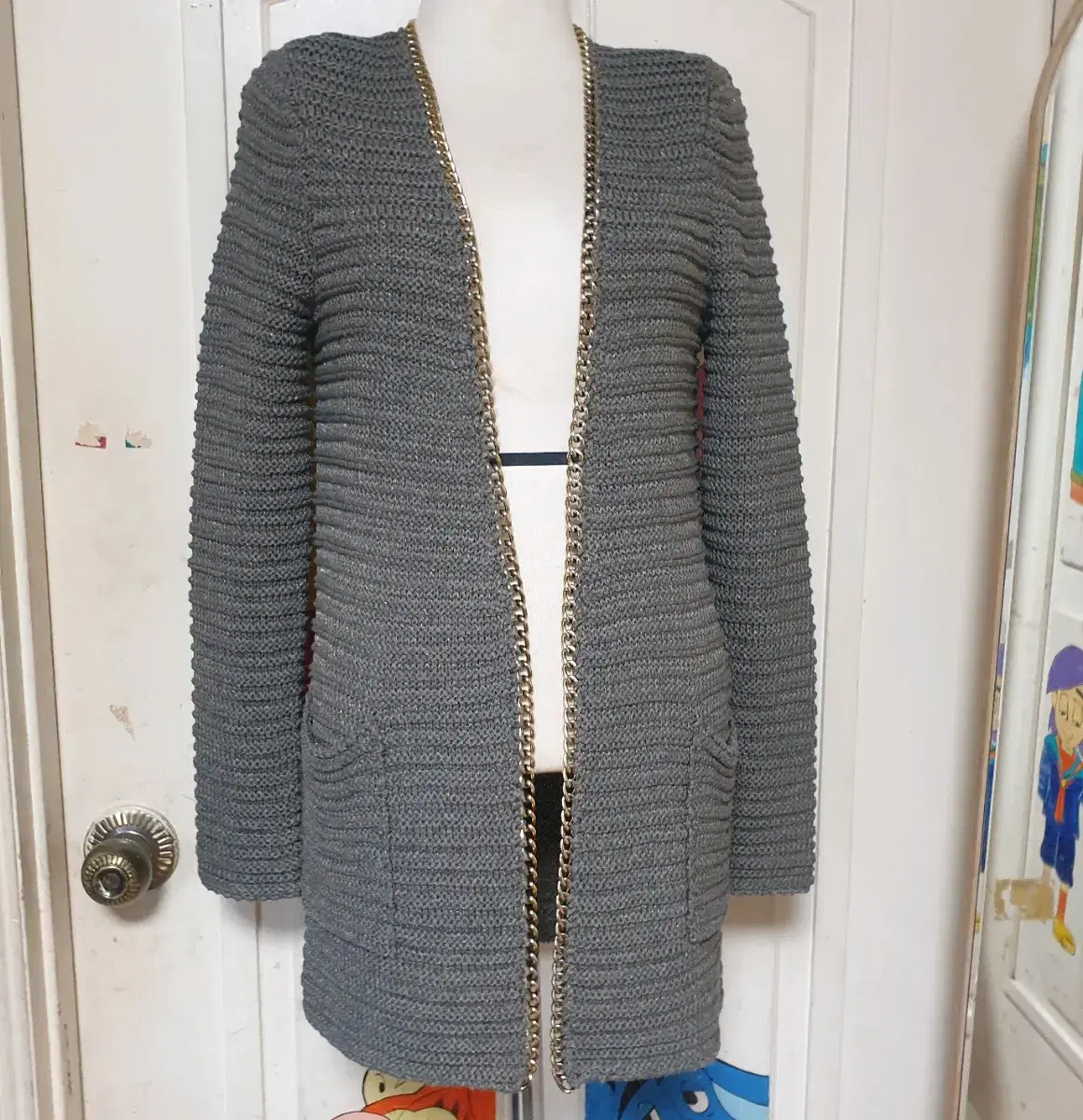 (FREE) Sisley Chainpointe Knit Cardigan