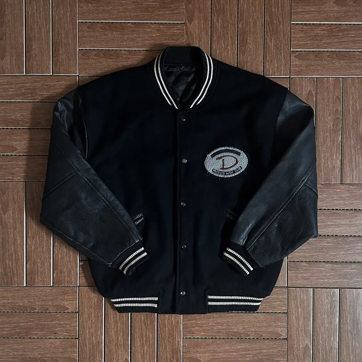 DE-VILLS NOMO Stadium Vintage Varsity Jacket L 100