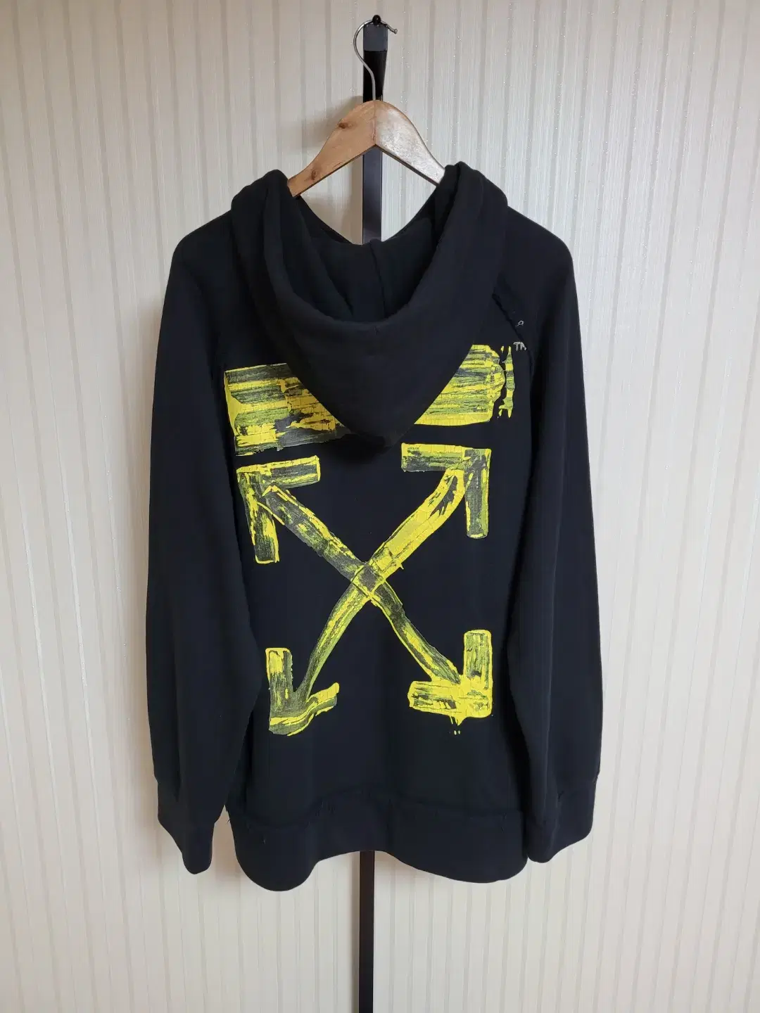 Off-White acrylic Arrow Overfit Hoodie M #1015