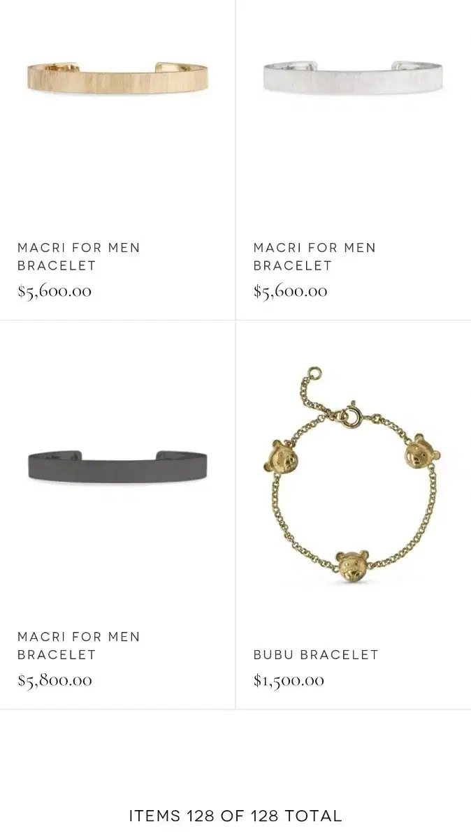 부첼라티 부부 팔찌 (금) Buccellati bubu bracelet