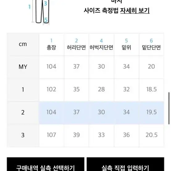 다잉브리드 101 팬츠