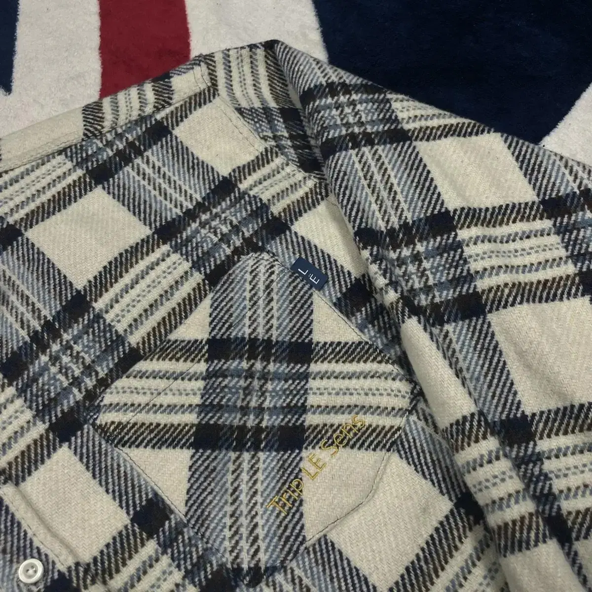 [M]Trysense Check Outer Shirt