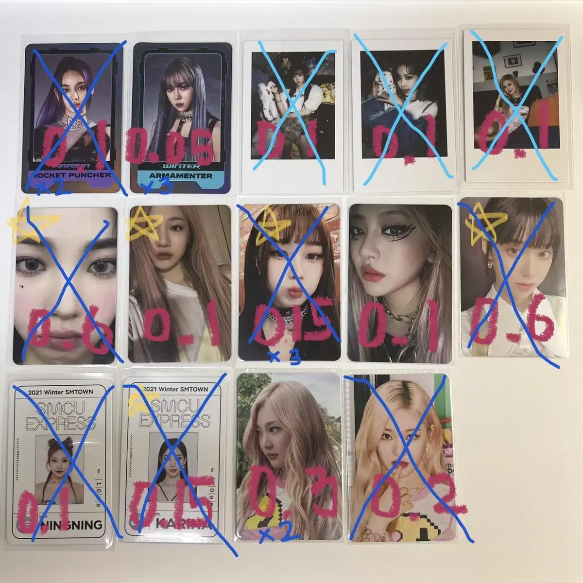 Aespa photocard transfer