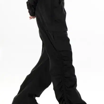 ruru NYLON SHIRRING CARGO PANTS