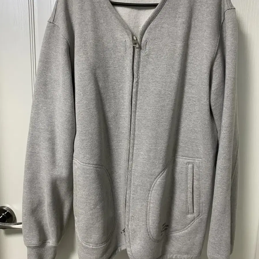 [M]에스피오나지 Mellen Liner Zip Up Sweat Grey