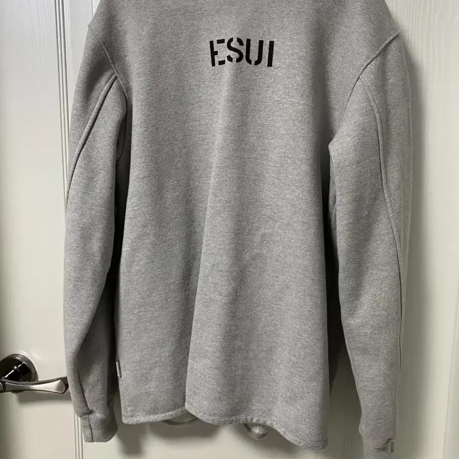 [M]에스피오나지 Mellen Liner Zip Up Sweat Grey