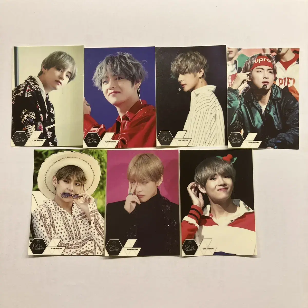 BTS kim taehyung High quality stickers (price includes 7 pieces)