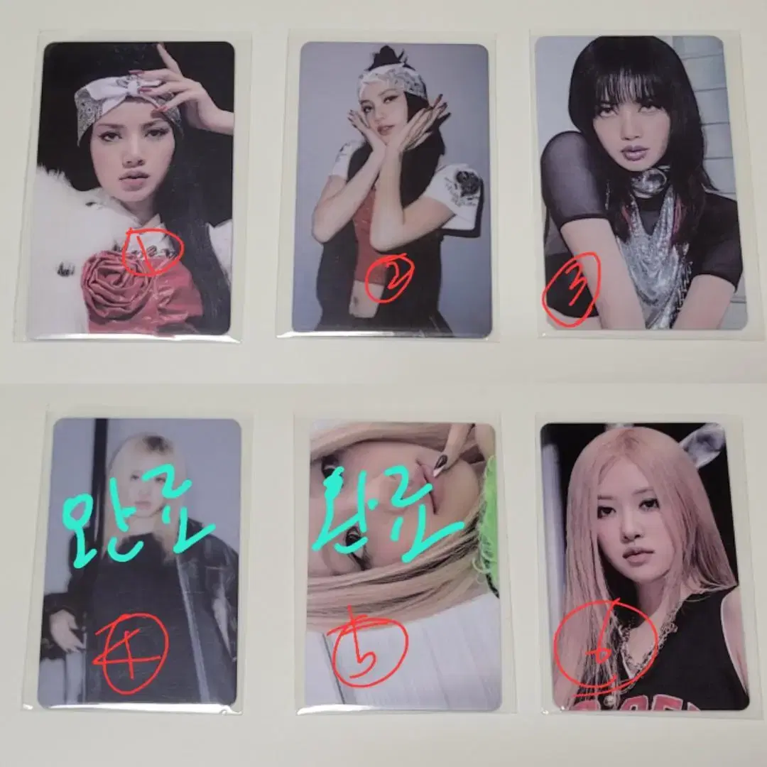 [black pink] bornpink tour md ld photocard wts