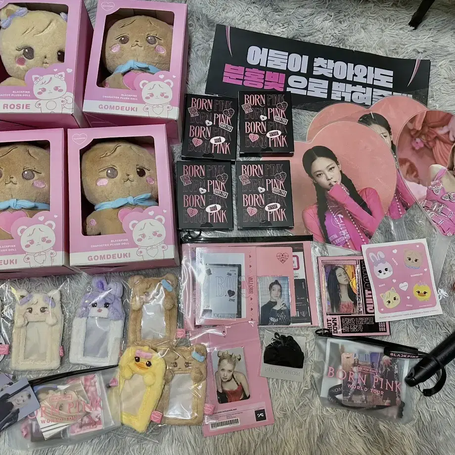 블랙핑크 콘서트 MDgoods 인형 포카 포카홀더