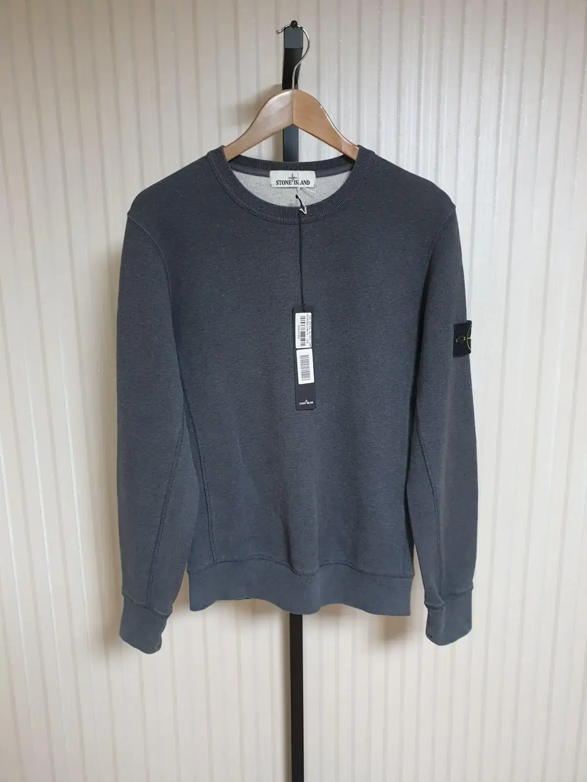 Stone Island Charcoal Logo and Pen Barefoot S