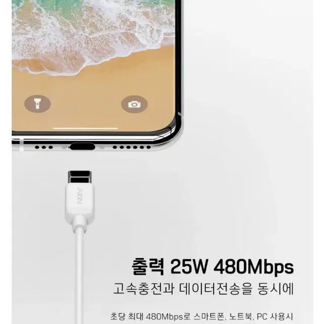 25W/60W CtoC 3.0 고속충전케이블 C타입케이블 충전선 1M2M