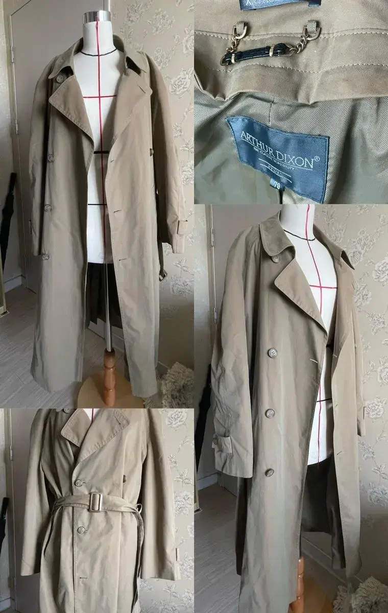 Beige trench coat