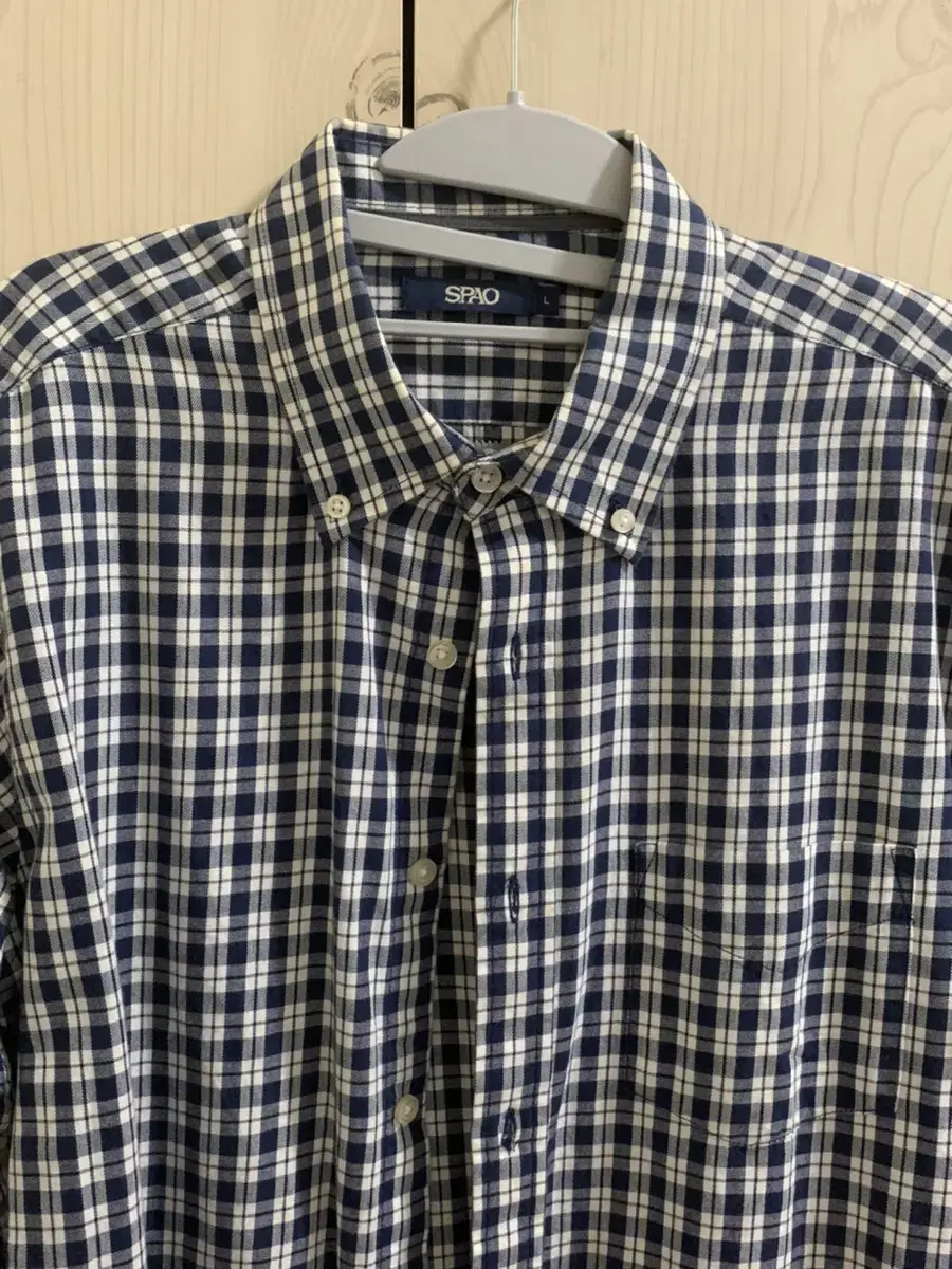 [L] Spao Check Shirt