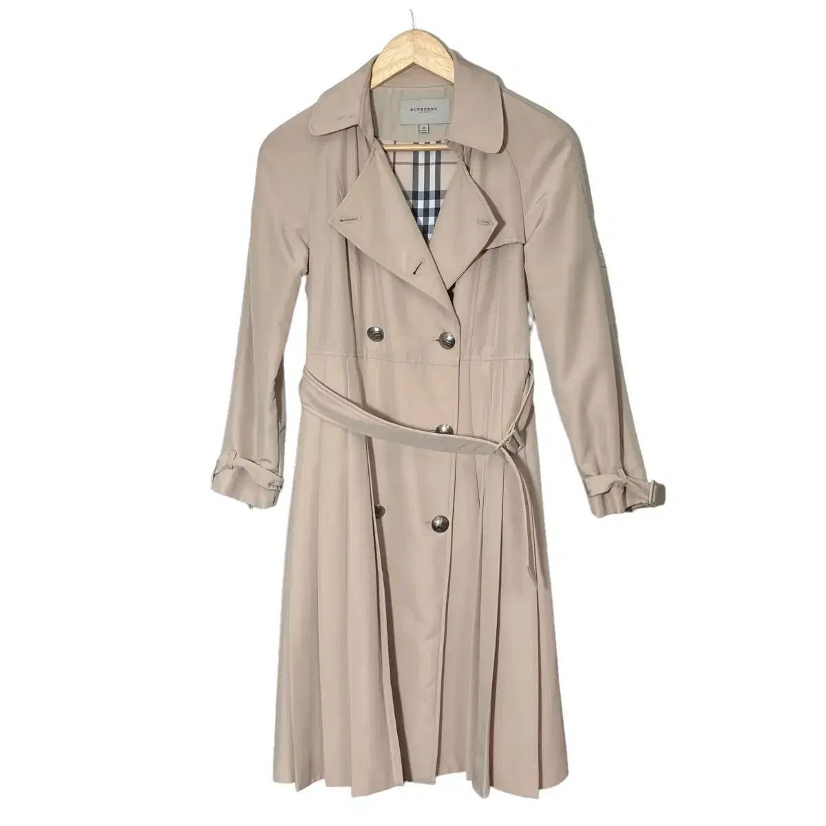 Burberry Trench Coat M Beige Ivory Gaeul