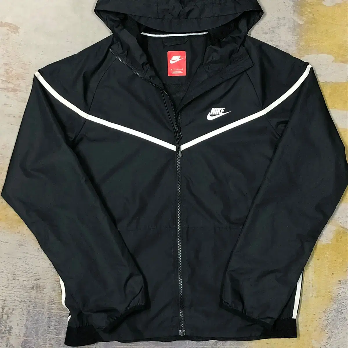 Nike Black Hooded Windbreaker