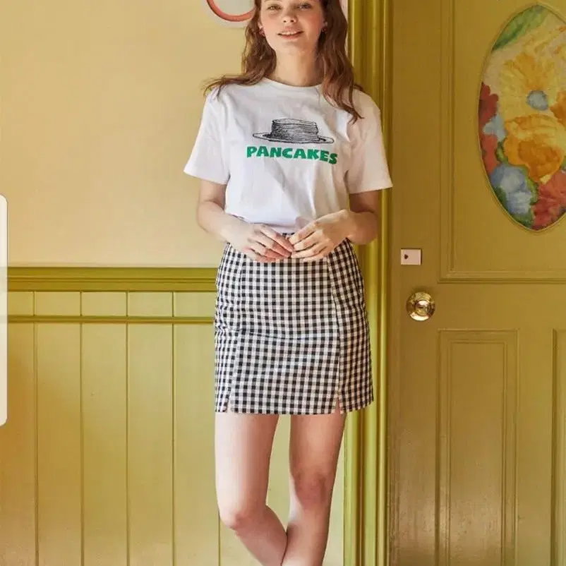 [김세정,송지효] 러브이즈트루 DE PANCAKE TEE (white)