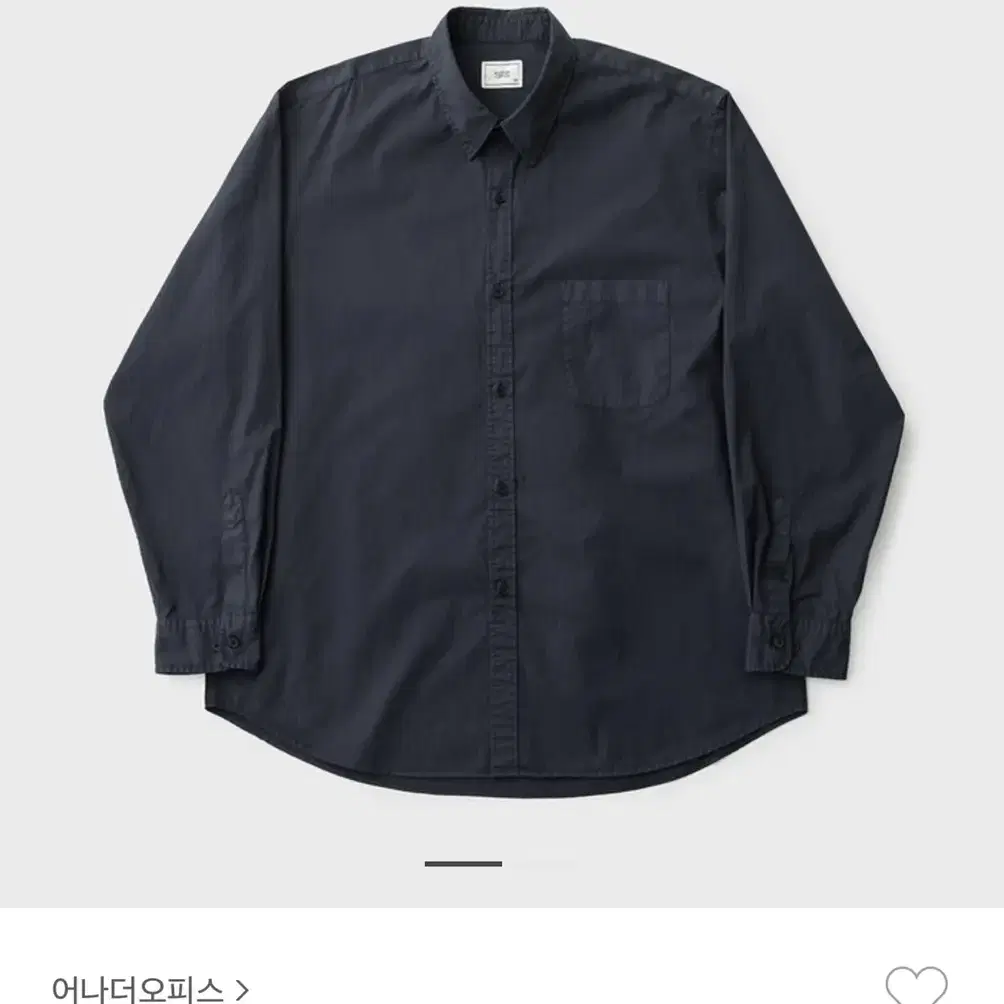 어나더오피스 22AW Bold Garment Shirt (Indigo)3