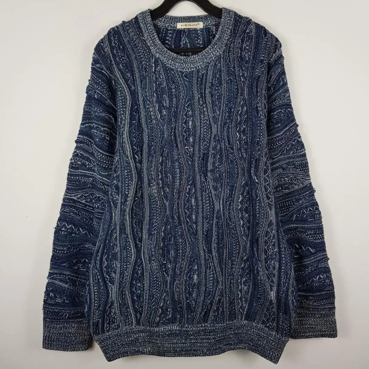 F Vintage Cable Knit Sweater