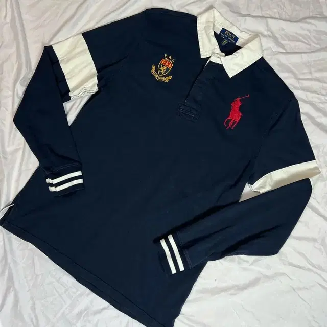 폴로 랄프로렌(polo ralphlauren) 긴팔 럭비 카라티