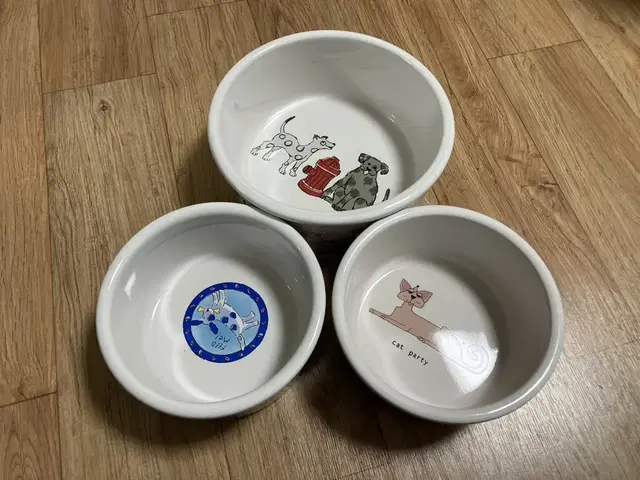 반려동물 밥그릇 3pcs