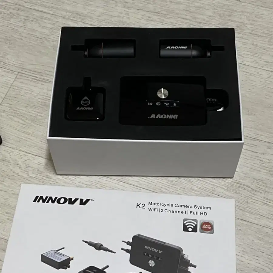 INNOVV K2 2채널 오토바이 블랙박스 이노브 K2 (64G)