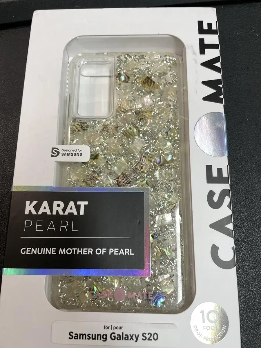 갤럭시s20 용 Case mate 정품 Karat Peal 케이스