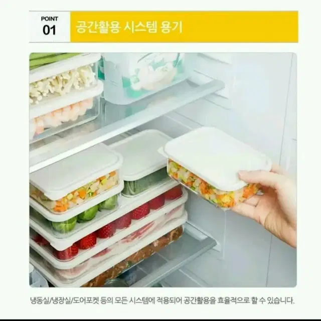 셰프웨어 냉장고정리 밀폐용기 26종/냉장고정리용기