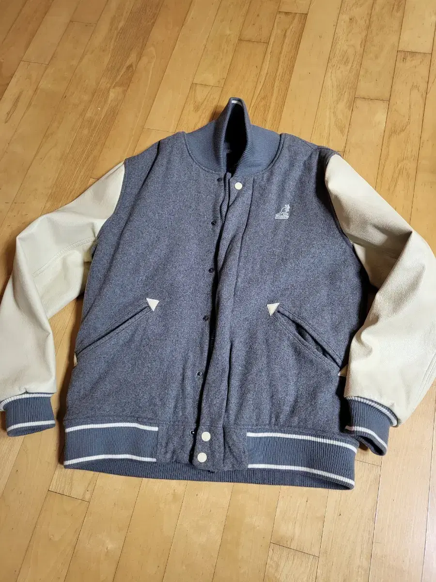 Kangol Leather Baseball Jumper