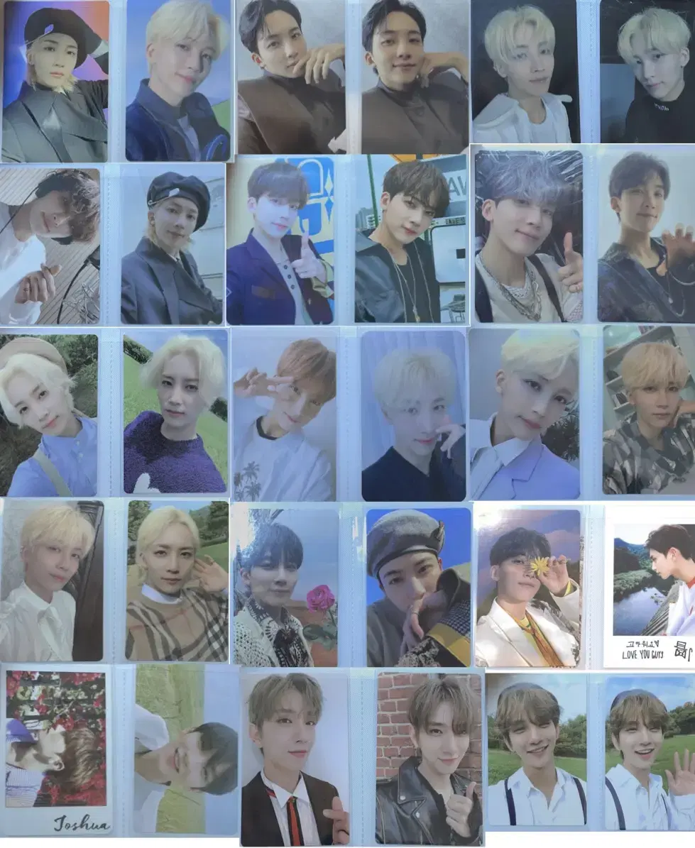 Seventeen photocard Mass Disposal sell wts (Jeonghan, joshua most)