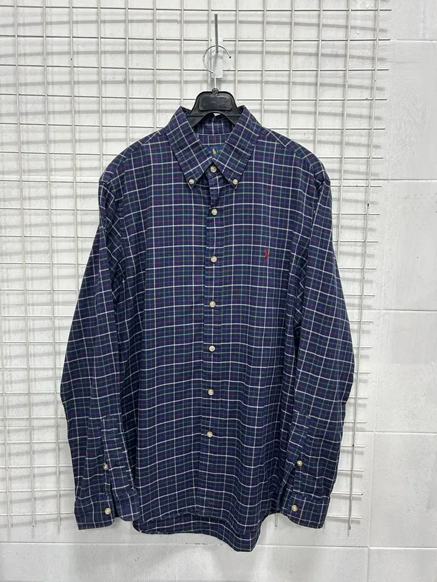 [POLO] Men's Logo Check Shirt M 100 Recommended