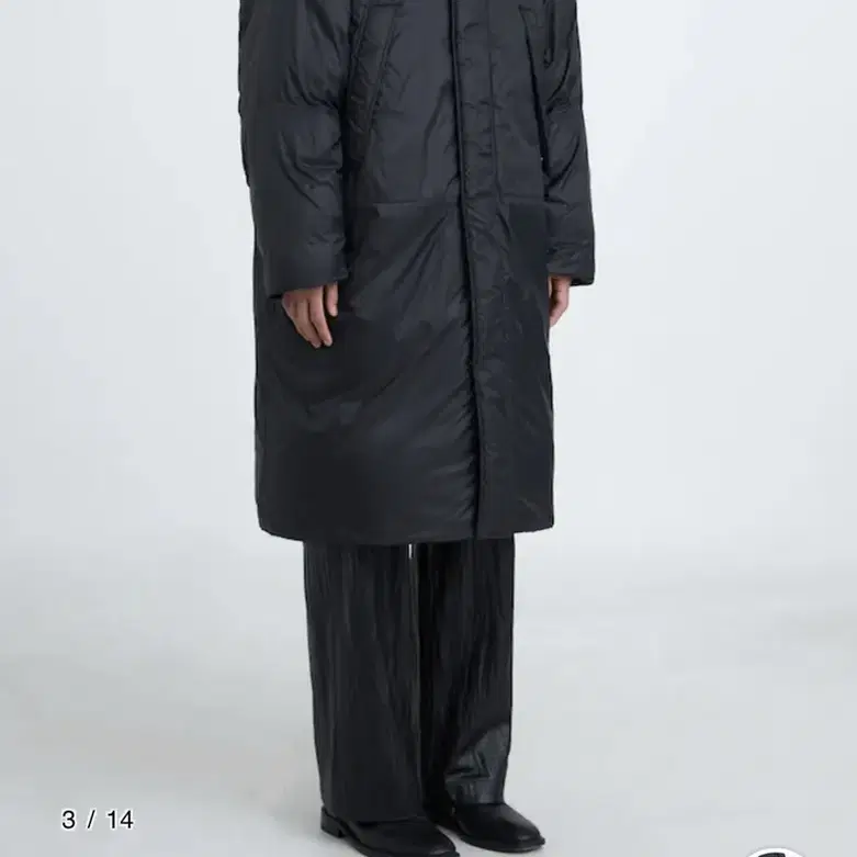 유스 패딩 oversized long down parka 001 (s)