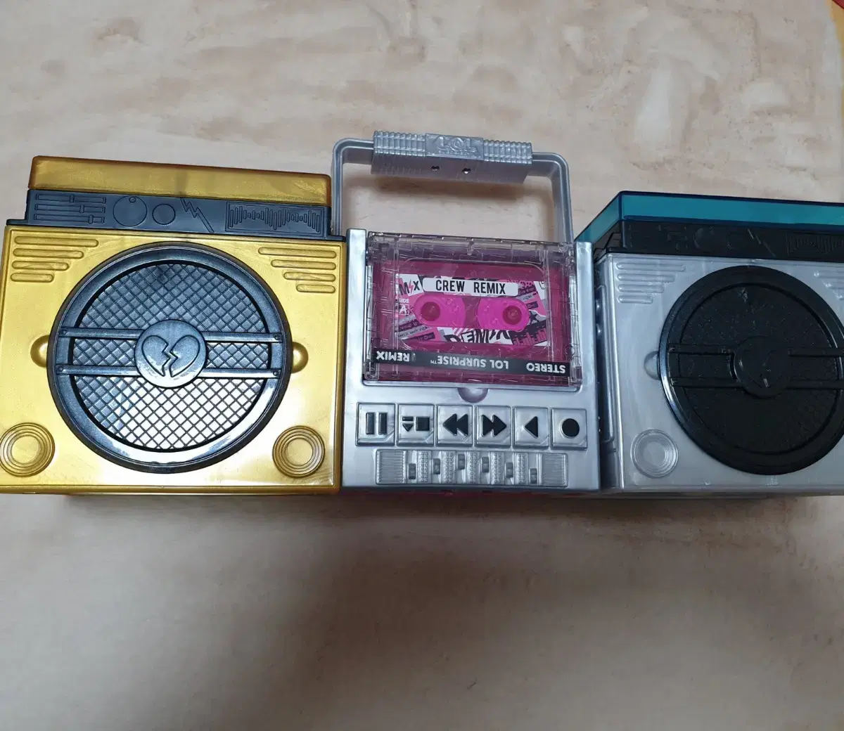 1 set of LOL boomboxes