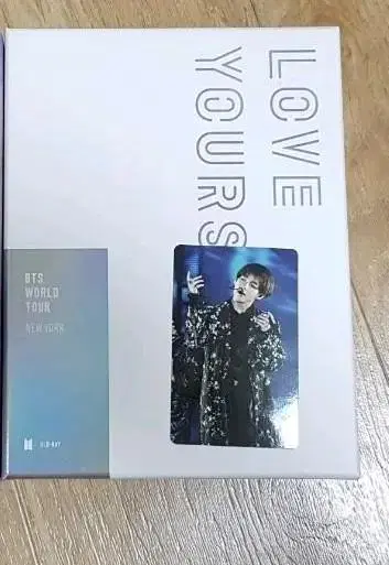 bts 럽셀 뉴욕 블레 태형 photocard new york blu-ray