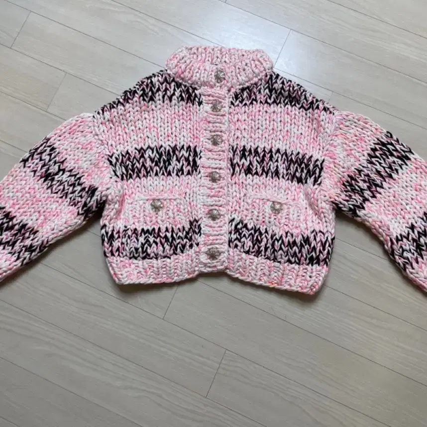 샤넬 니트 가디건 CHANEL 20S KNIT CARDIGAN PINK