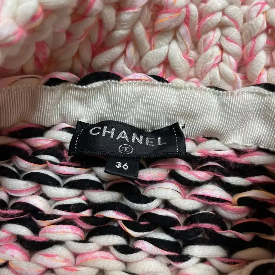 샤넬 니트 가디건 CHANEL 20S KNIT CARDIGAN PINK