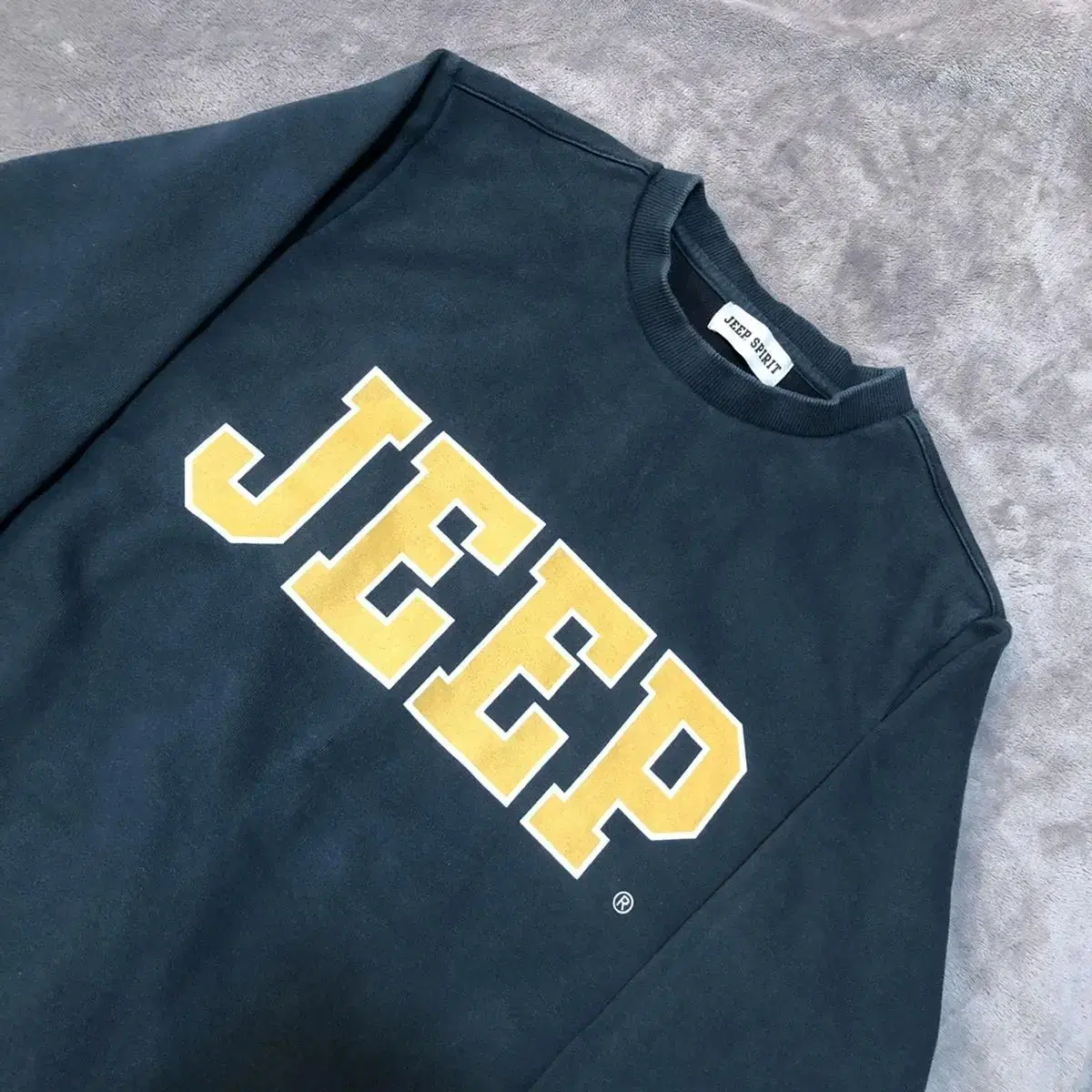 JEEP 지프 빅 스펠아웃 딥 그린, 초록색 맨투맨