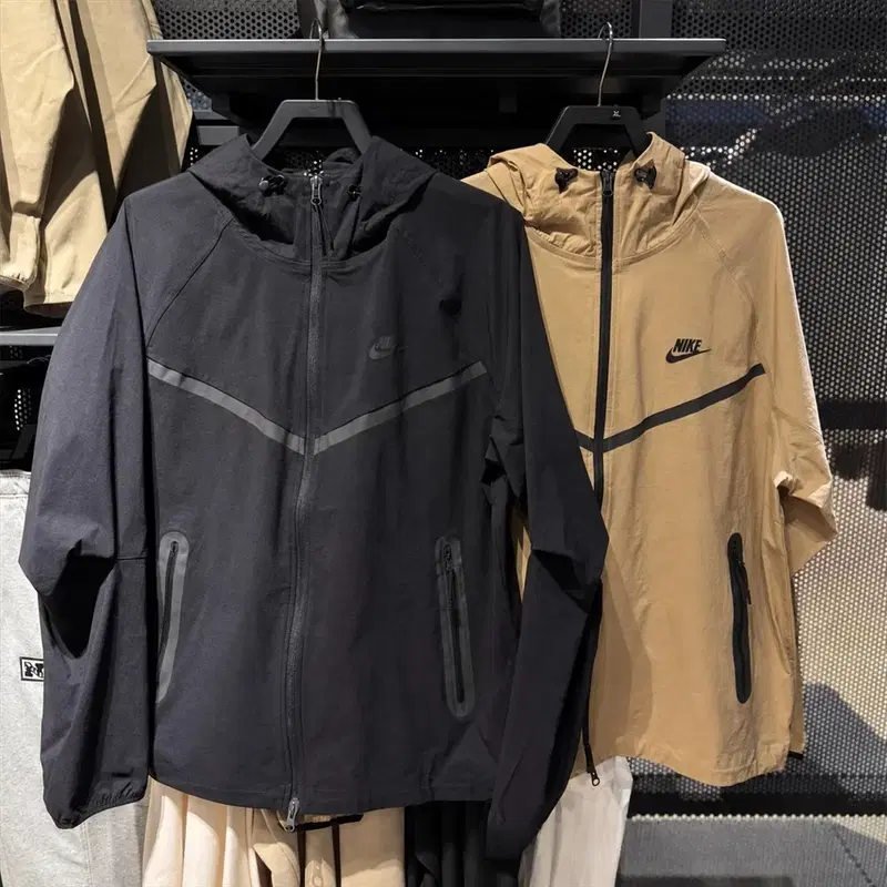 (새상품)나이키 테크웨어 윈드러너 S,M,L,XL 우븐 후드집업 상/하의