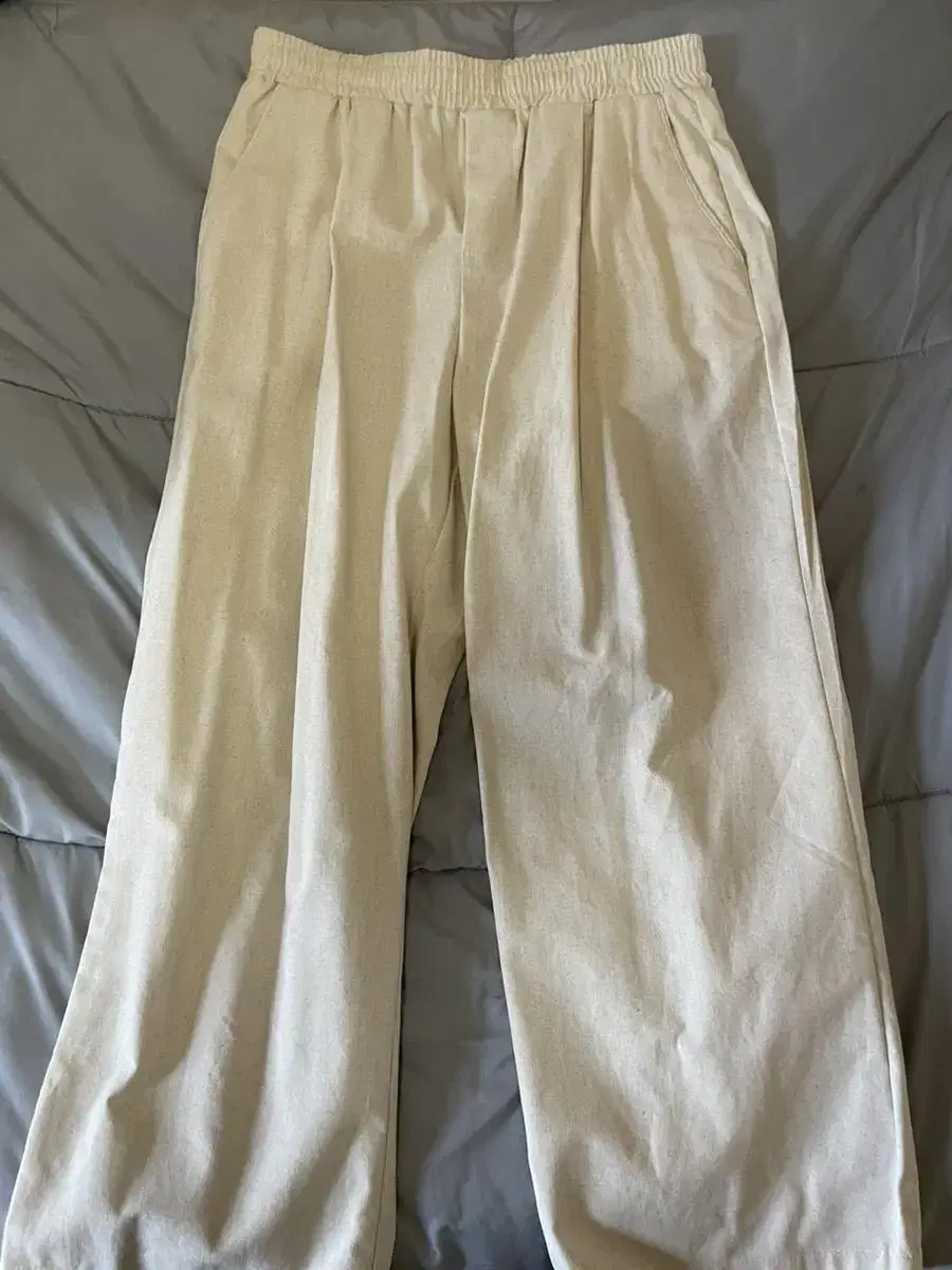 Rafferty Store Linen Pants Oatmeal M