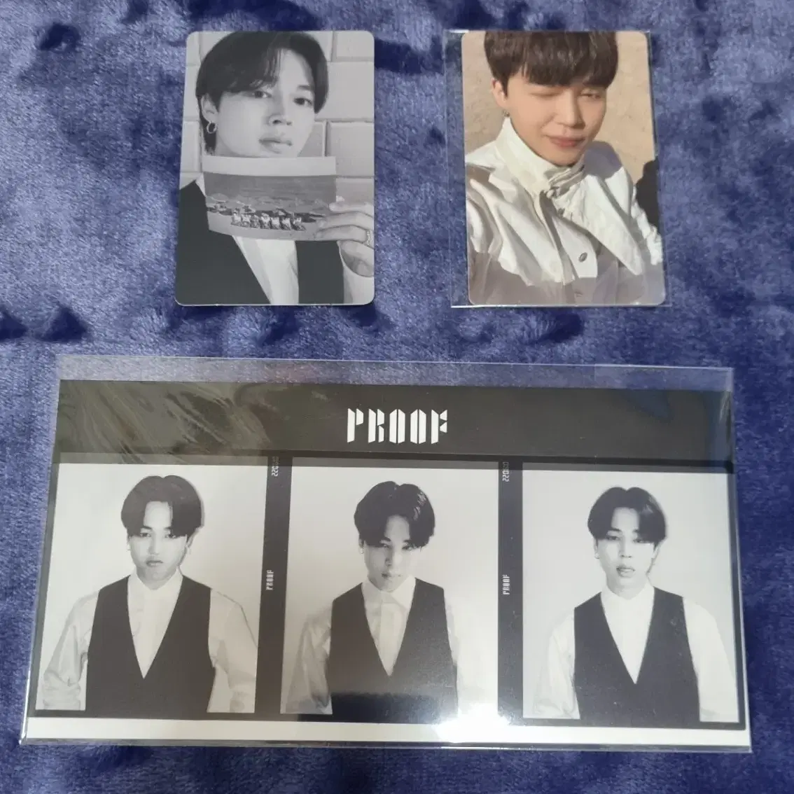 방탄 지민 푸르프 proof 앨범 포카