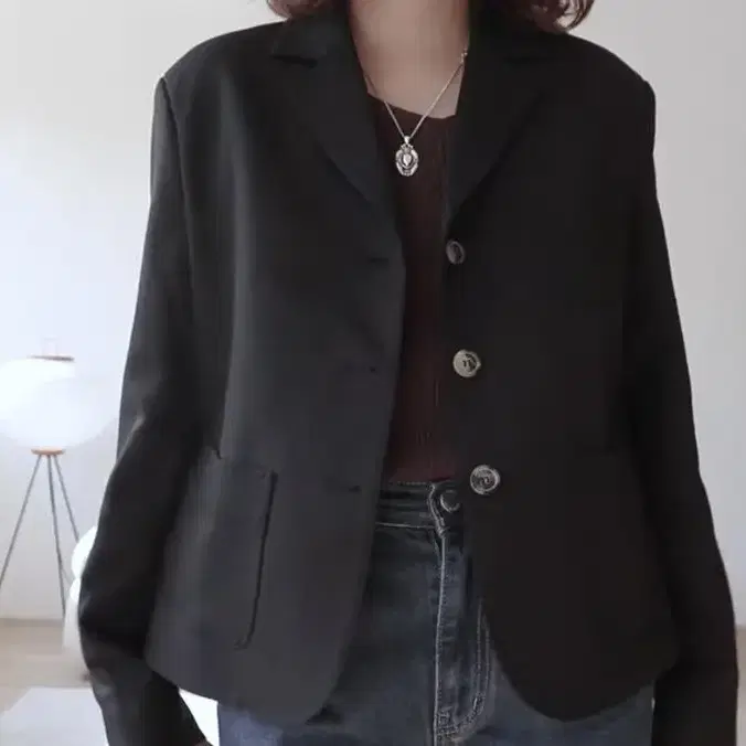 언더스탠딩 Pocket mini jacket