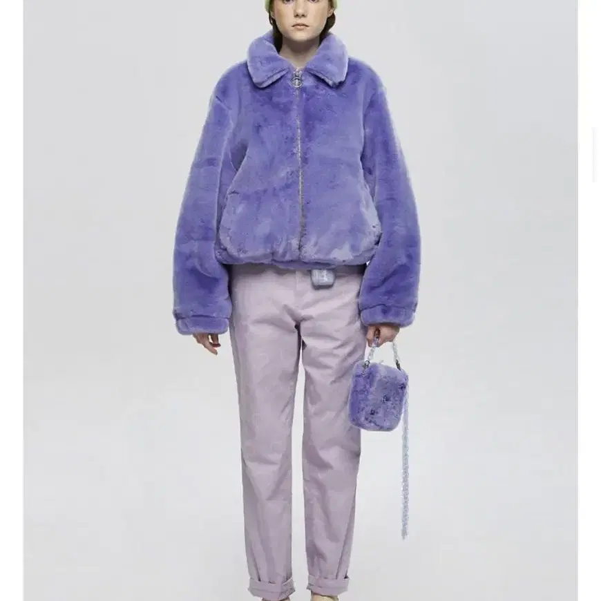 어피스오브케이크 퍼자켓 SCC Fur Jacket_Purple